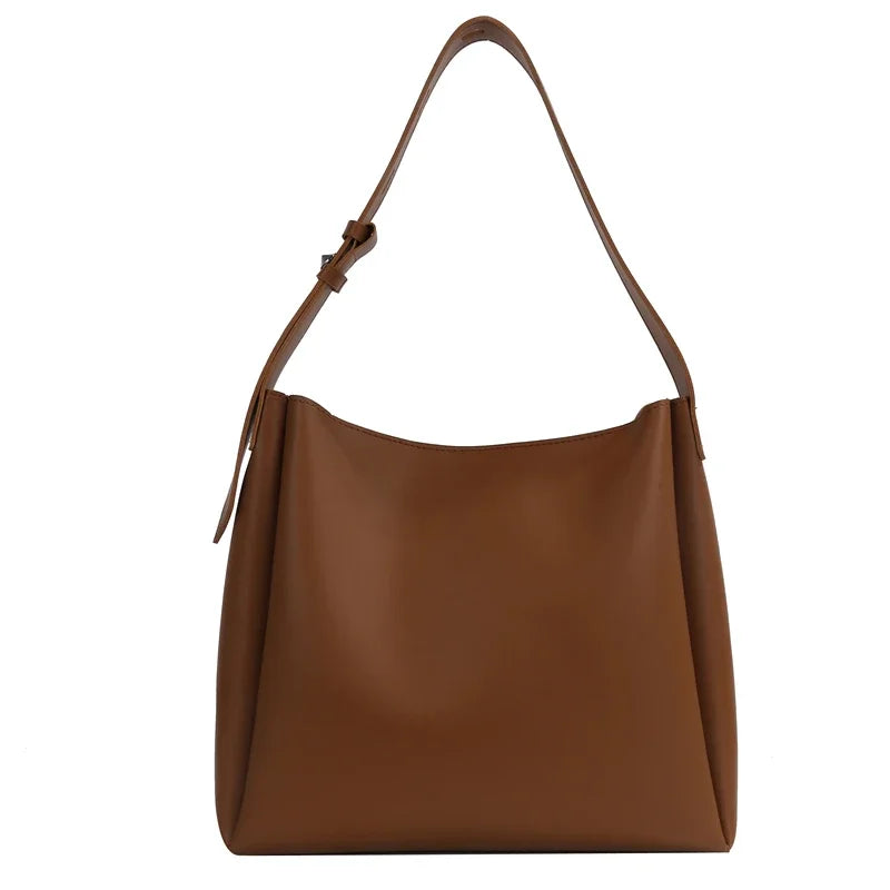 SACHA - Bolso Bandolera de Piel Lisa con Cartera a Juego