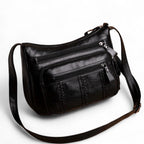 ROVA - Bolso Bandolera de Piel Multibolsillos