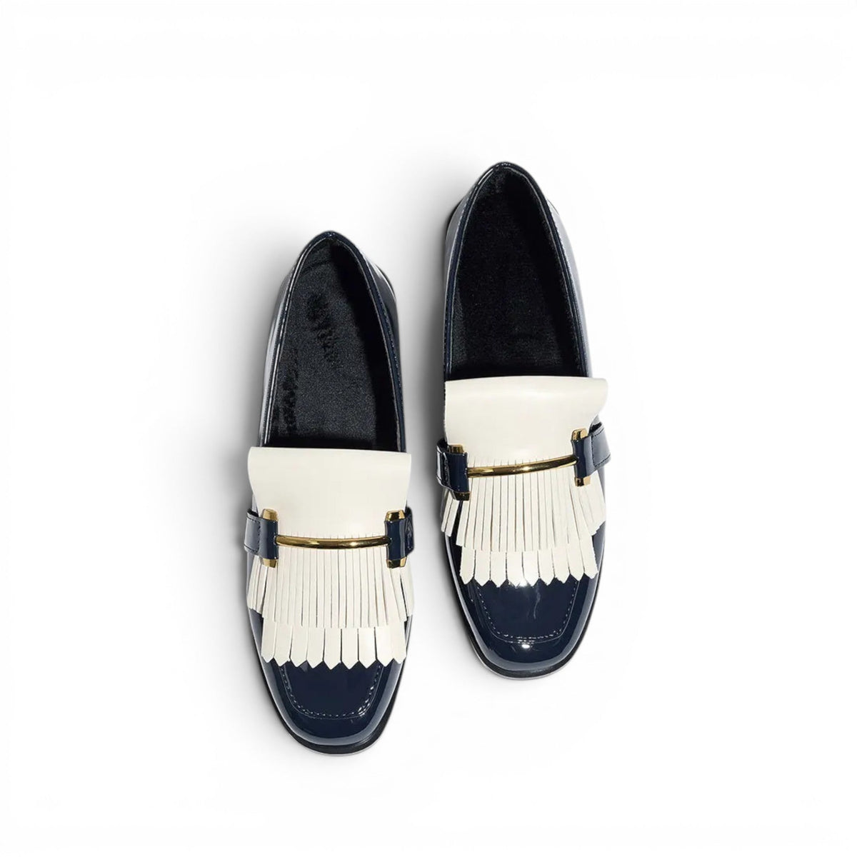 Erelia - Mocasín Mujer de Charol Flecos Elegantes
