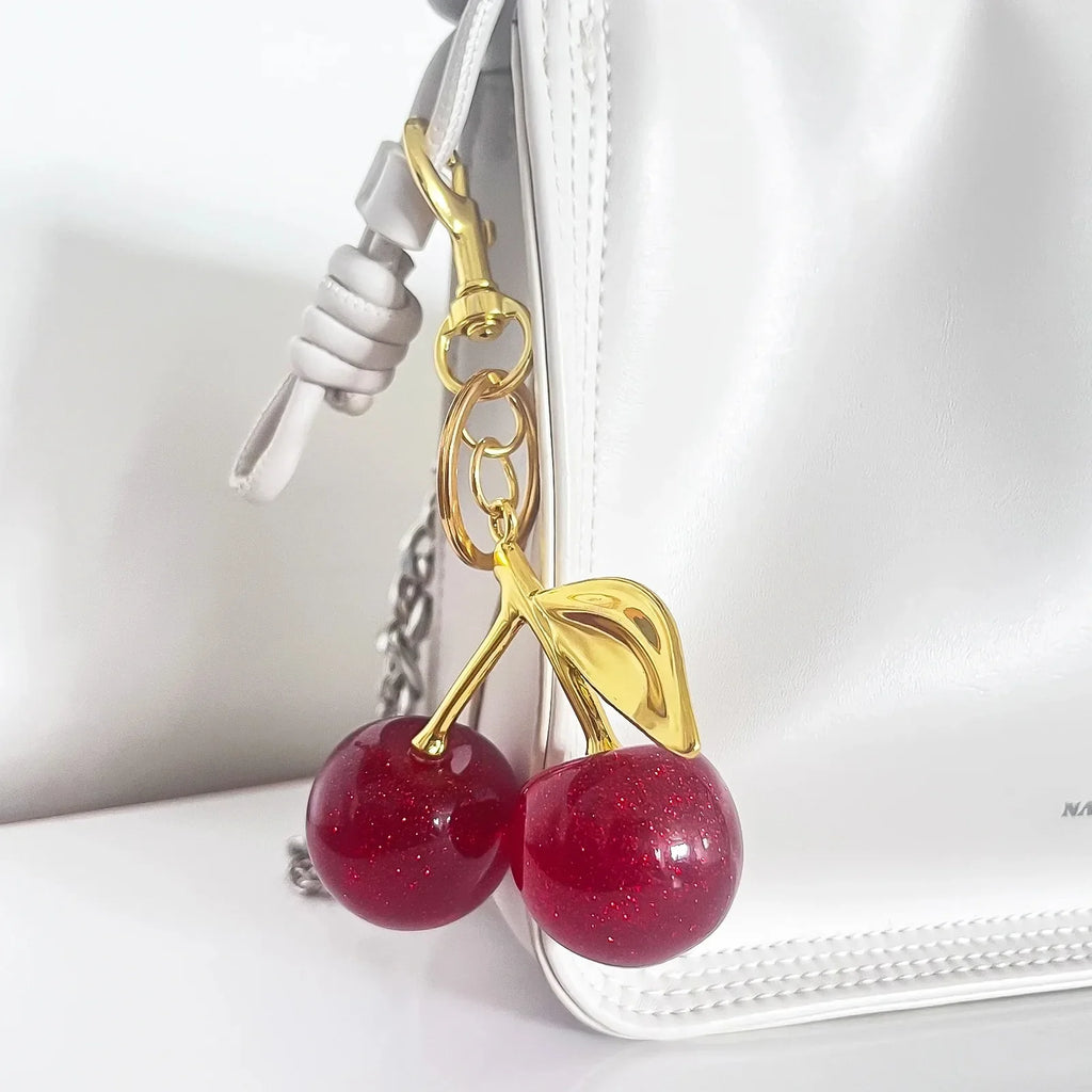 Llavero de Metal Estilo Cereza