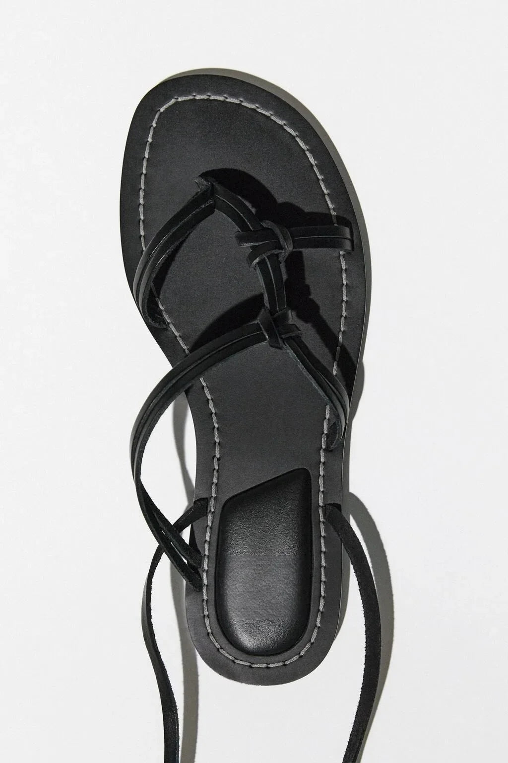 Giya - Sandalia Piel Mujer Cordones Estilo Gladiador Verano de Tendencia
