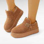 Firy - Botas Zapatos Forradas Mujer de Tendencia y Confortable Ante