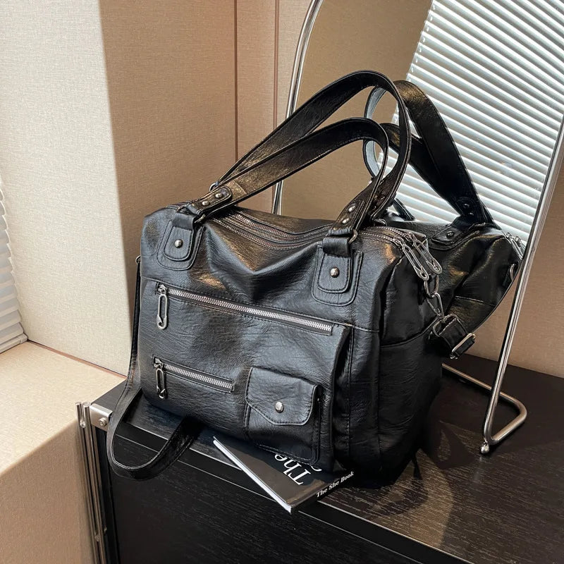 CHLOE - Bolso Bandolera de Piel de Gran Capacidad