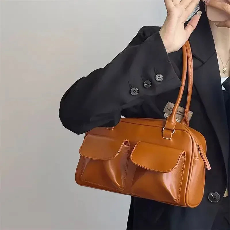 GARANCE - Bolso Elegante de Piel Multibolsillos