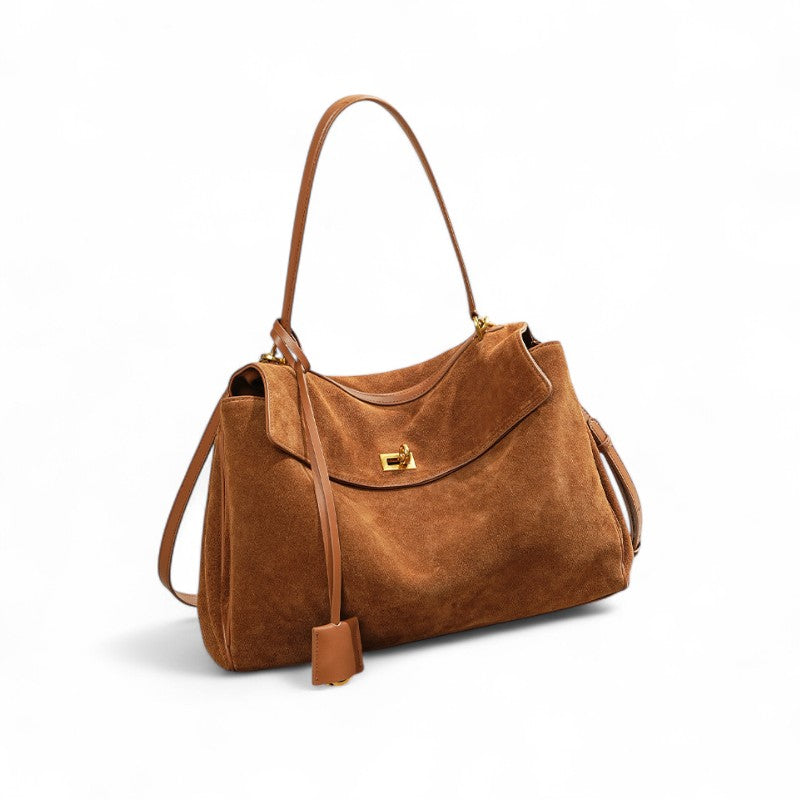KELLY - Bolso Grande Chic de Gamuza