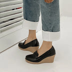 Penny - Mocasín de Cuña Mujer de Piel