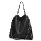 KONIE - Bolso de Piel Flexible con Bandolera de Cadena