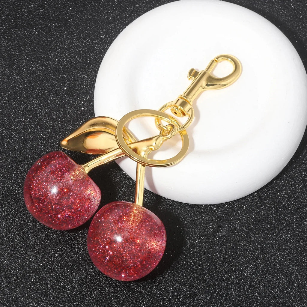 Llavero de Metal Estilo Cereza