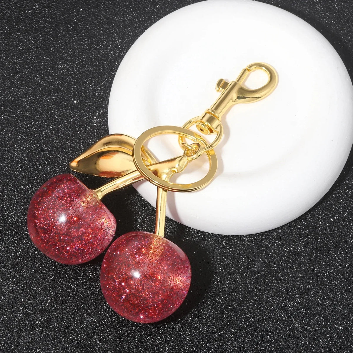Llavero de Metal Estilo Cereza