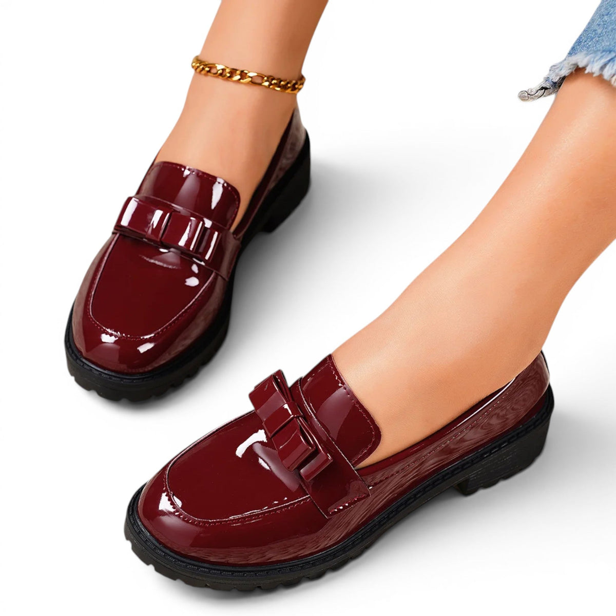 Celmya - Mocasín Mujer de Charol Chic y de Tendencia