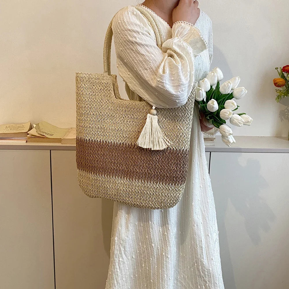 REMA - Bolso de Playa de Rafia - OSMARA Fashion - vista 6