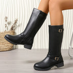 Freja - Botas Media Caña de Piel