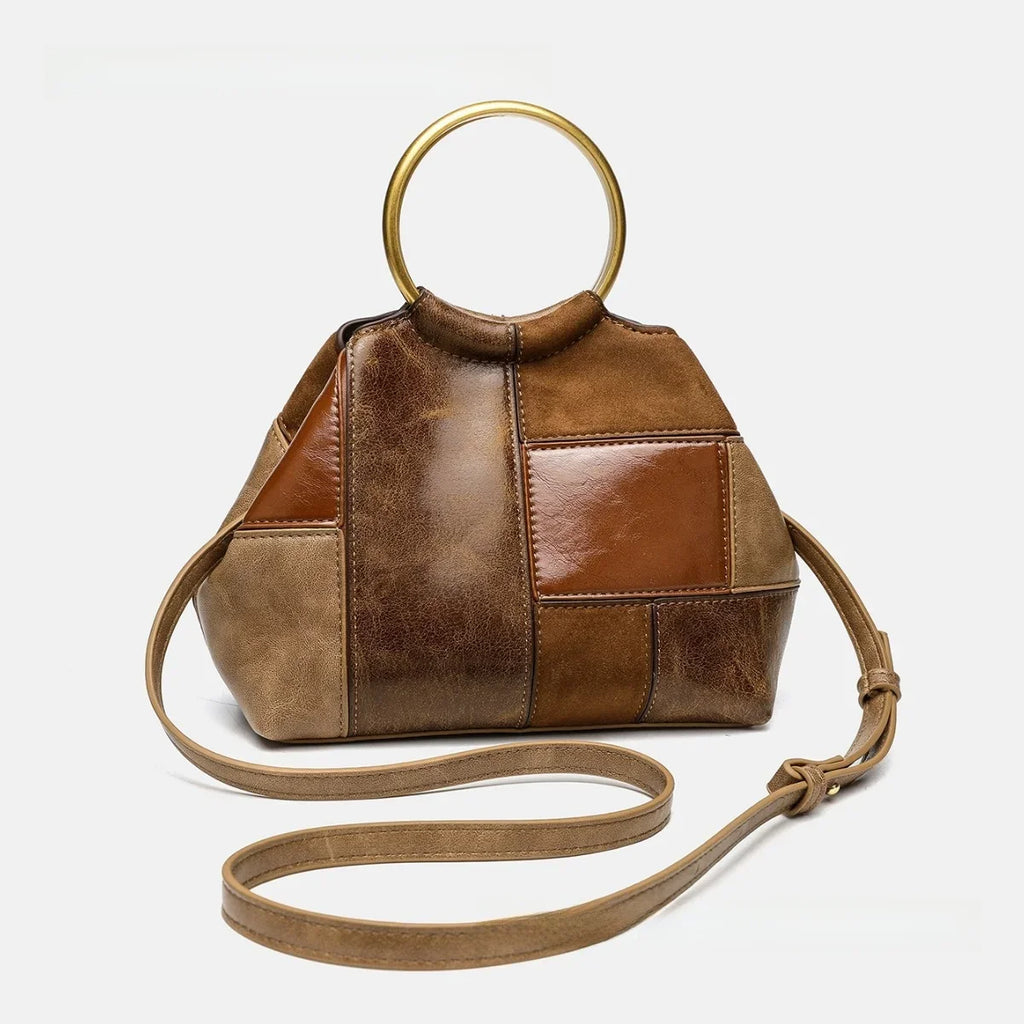 Sienna – Bolso para Clases de Piel Patchwork para Mujer - OSMARA Fashion - vista 3