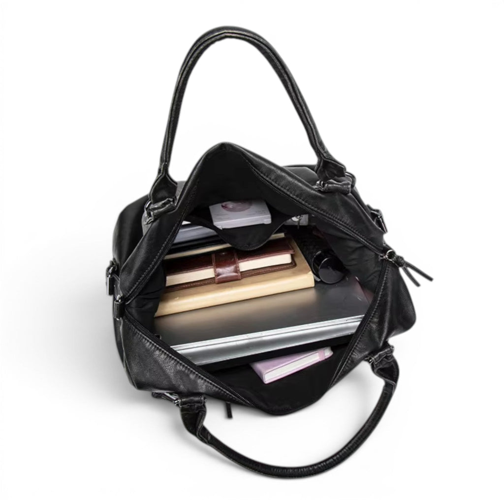 QARYA - Bolso para Clases de Piel Multibolsillos - OSMARA Fashion - vista 7