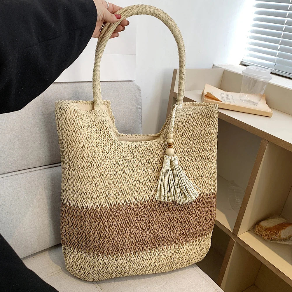 REMA - Bolso de Playa de Rafia - OSMARA Fashion - vista 3