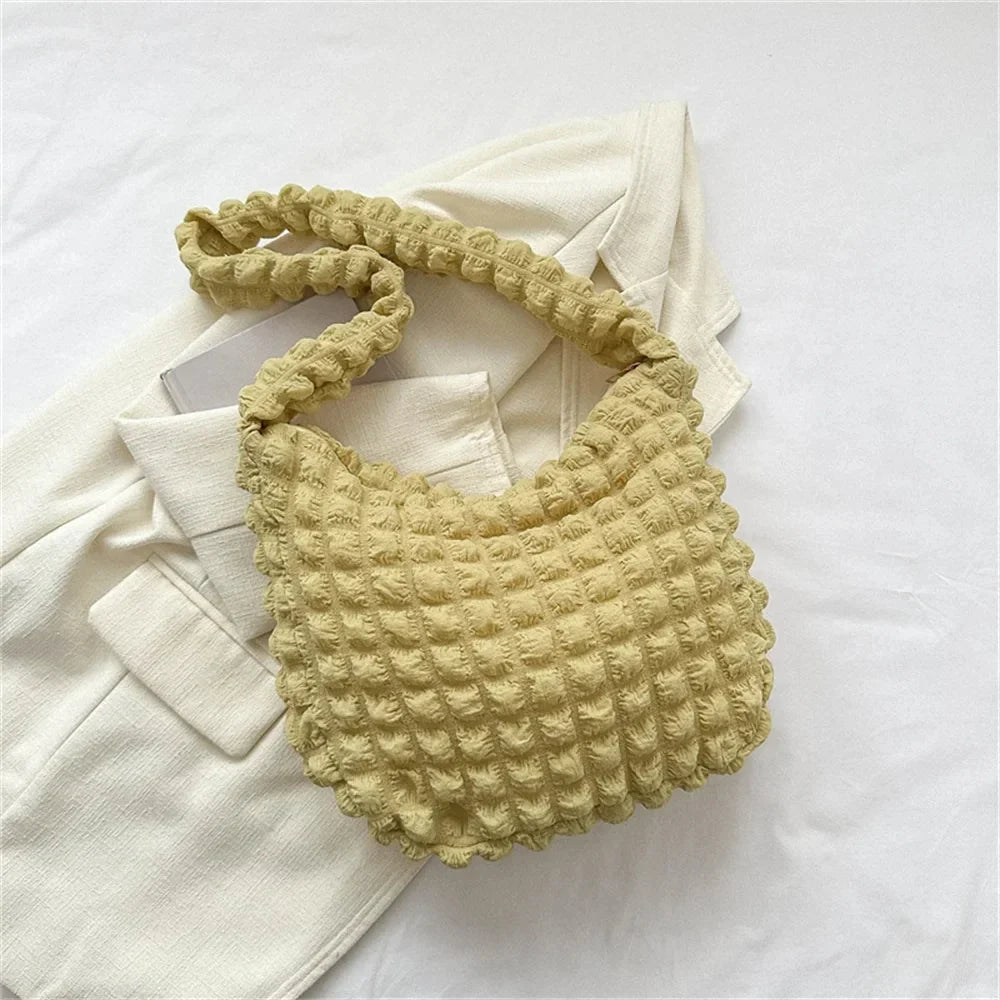 POUF - Bolso Bandolera de Cuadros