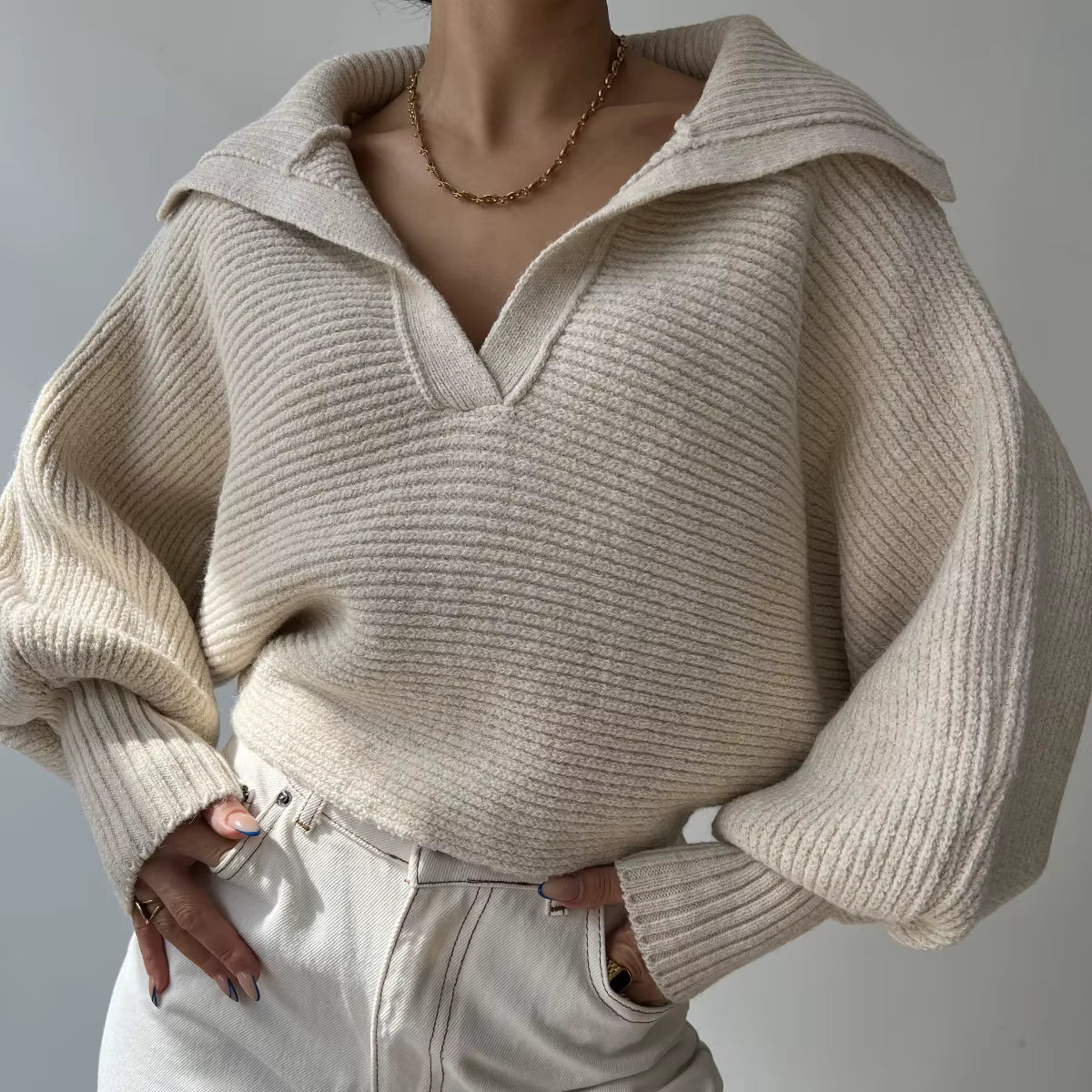 Suéter de punto oversize Kath
