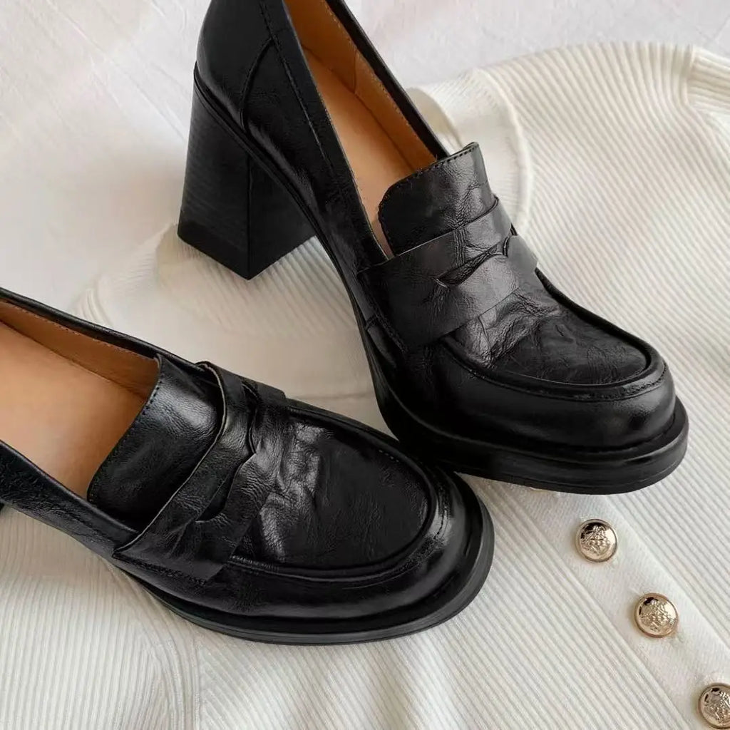 Daisy - Mocasín de Tacón Alto