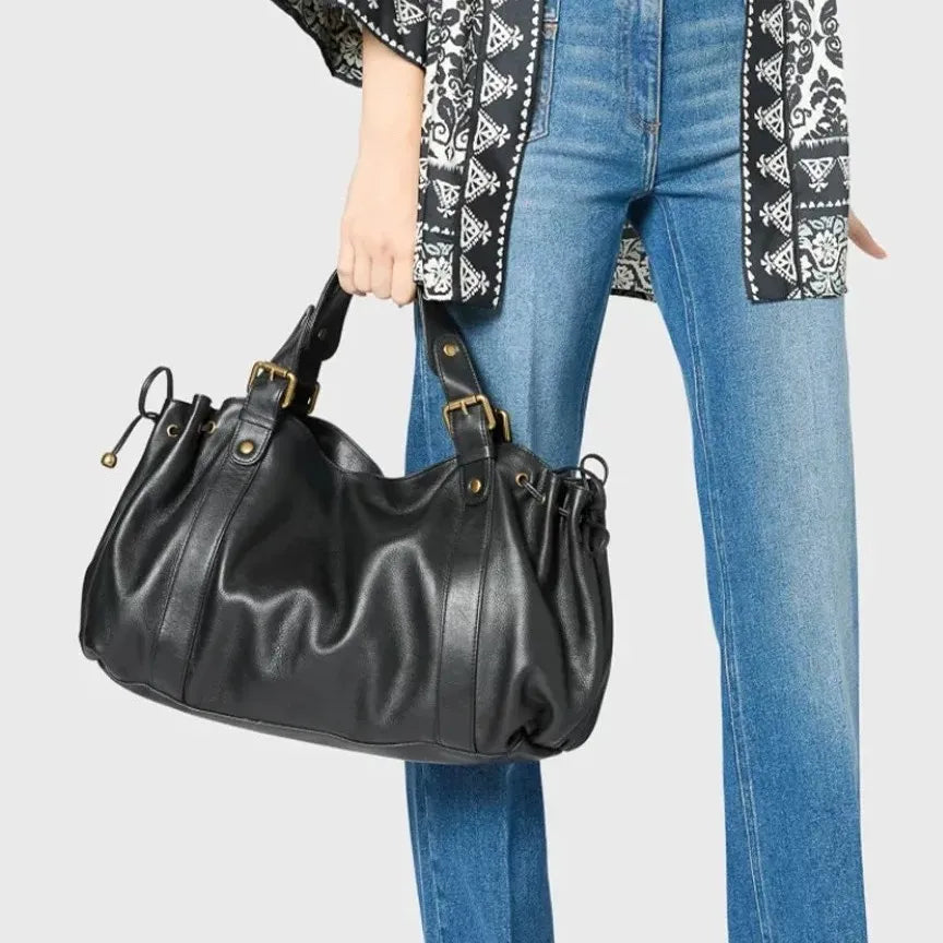 Bolso de mano vintage con cordón plisado - OSMARA Fashion - vista 8