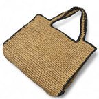 HANZY - Bolso de Playa Tote Tejido en Rafia - OSMARA Fashion - vista 2