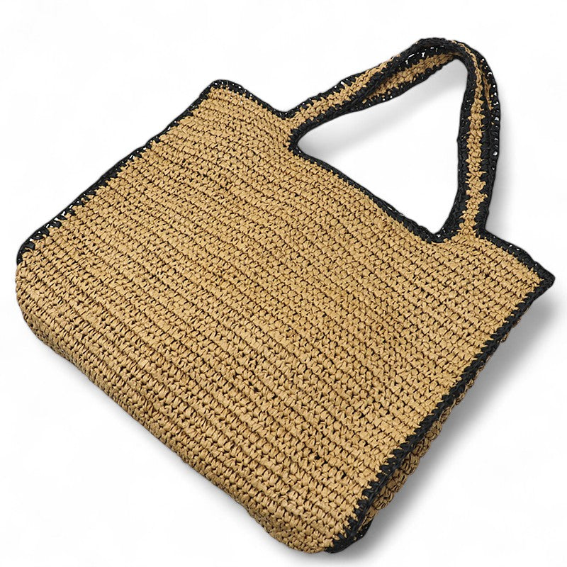 HANZY - Bolso de Playa Tote Tejido en Rafia - OSMARA Fashion - vista 2
