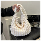 POUF - Bolso Bandolera de Cuadros