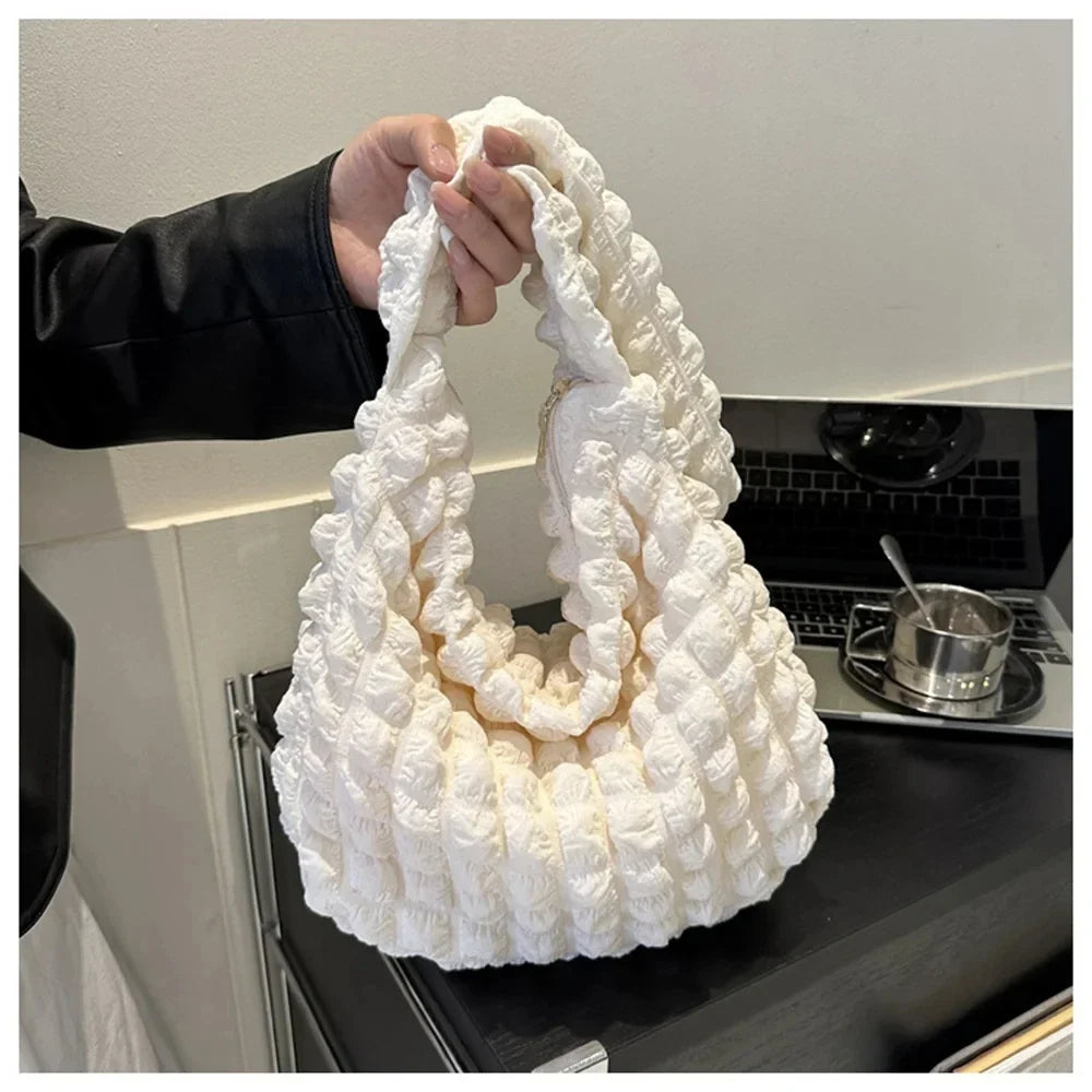 POUF - Bolso Bandolera de Cuadros