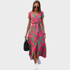 Amelie | Vestido Midi Cruzado - OSMARA Fashion - vista 4