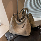 JESSICA - Bolso Grande de Ante