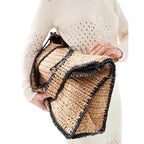 HANZY - Bolso de Playa Tote Tejido en Rafia - OSMARA Fashion - vista 3