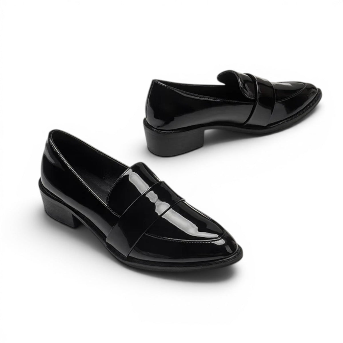 Sorelia - Mocasín Mujer de Charol Elegancia Británico