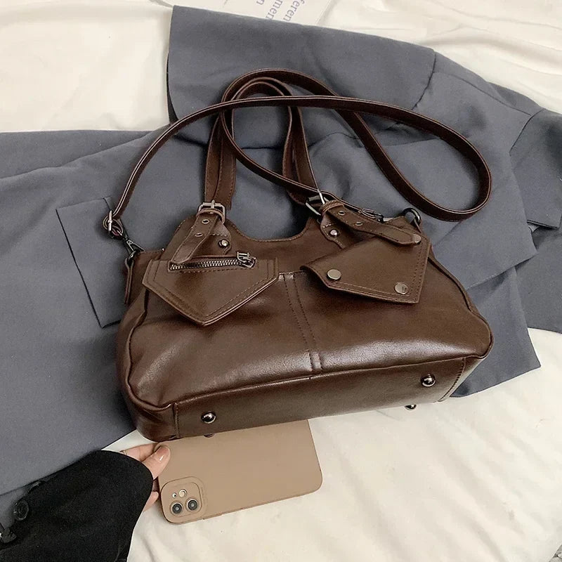 CYNTHIA - Bolso para Clases de Piel Multibolsillos - OSMARA Fashion - vista 7
