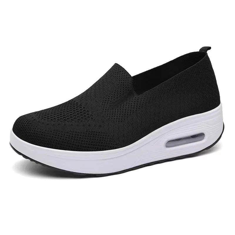 Kaven - Mocasín de Cuña Mujer de Suela Air