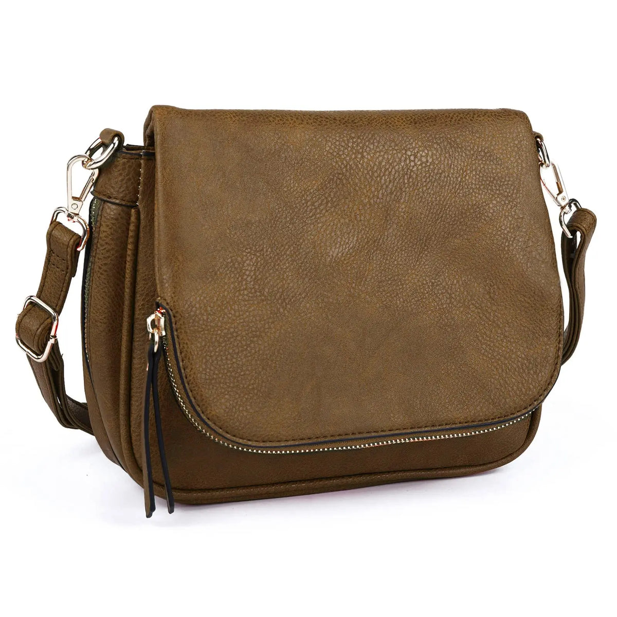 LEANA - Bolso Bandolera con Solapa