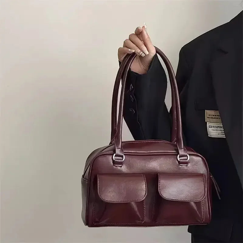 GARANCE - Bolso Elegante de Piel Multibolsillos