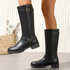 Freja - Botas Media Caña de Piel