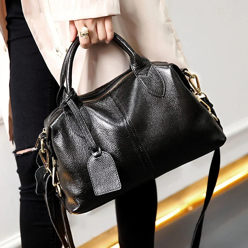 MILEY - Bolso Bandolera de Piel Texturizada