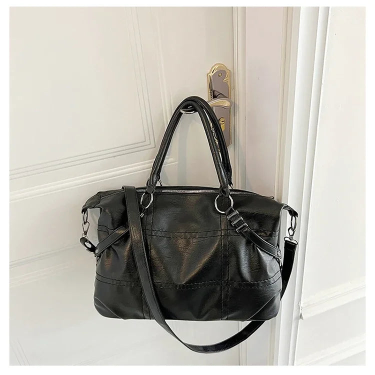 SEWY - Bolso para Clases Vintage de Piel - OSMARA Fashion - vista 4