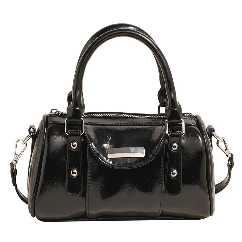 SANDY - Bolso de Piel Charol Elegante