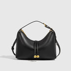 Laufey – Sac hobo en cuir lisse pour femme