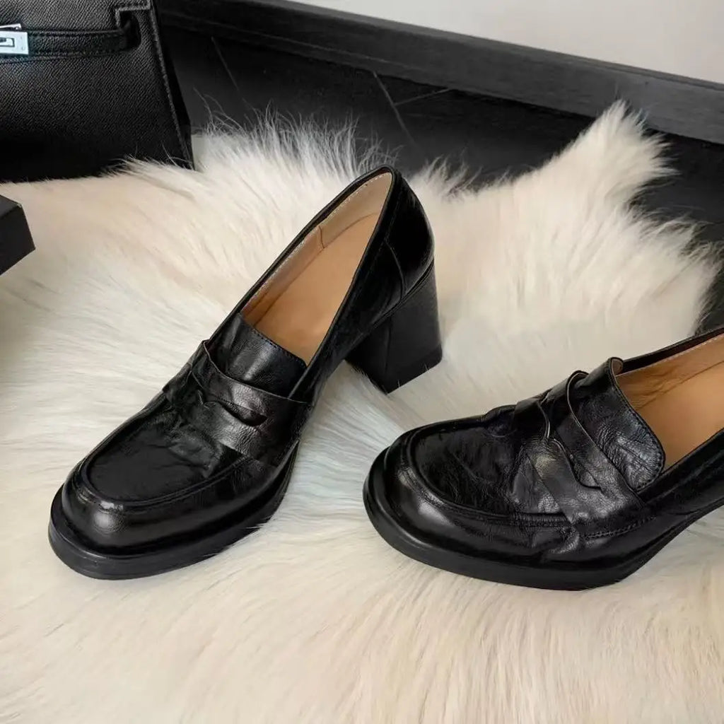 Daisy - Mocasín de Tacón Alto