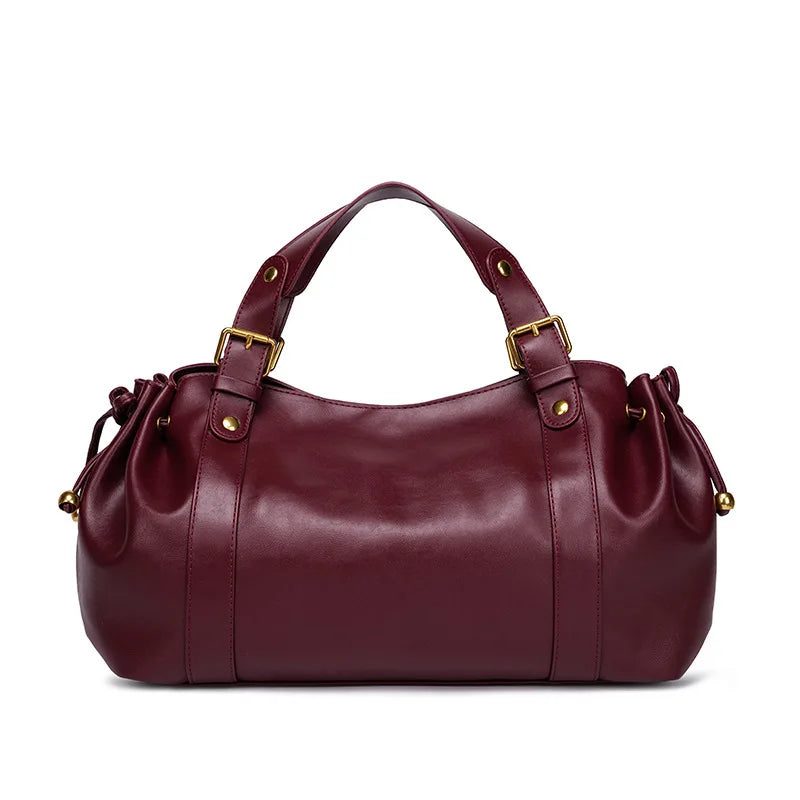 Bolso de mano vintage con cordón plisado - OSMARA Fashion - vista 2