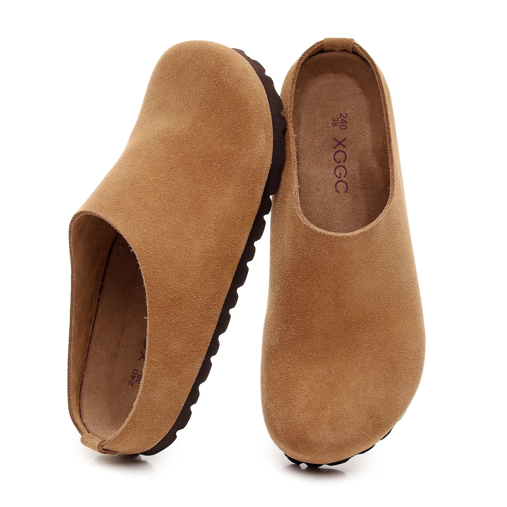 Awily - Zueco Estilo Minimalista Casual para Mujer