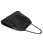 KONIE - Bolso de Piel Flexible con Bandolera de Cadena