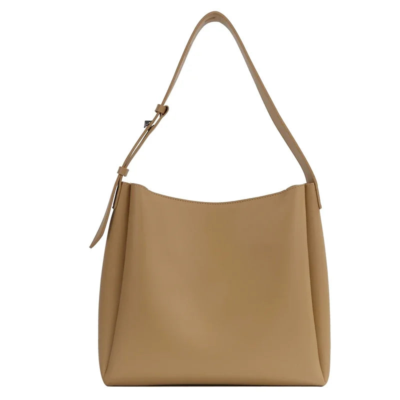 SACHA - Bolso Bandolera de Piel Lisa con Cartera a Juego