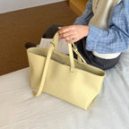 EDEN - Bolso Grande de Cuero Liso