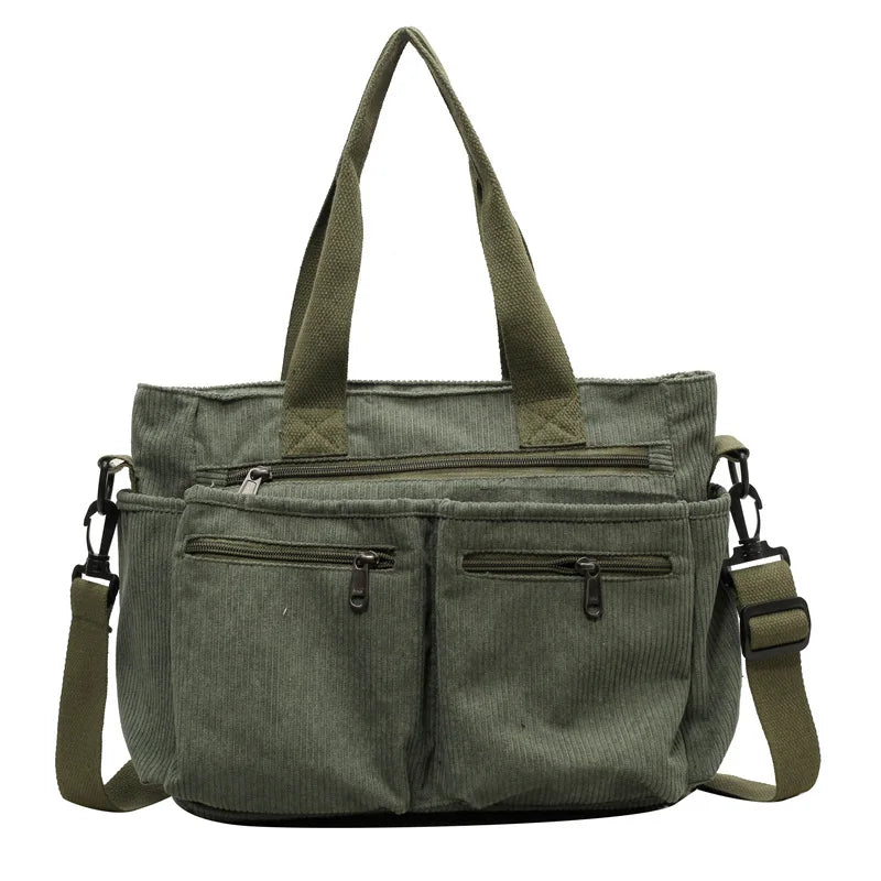 KATIA - Bolso Bandolera Grande de Pana