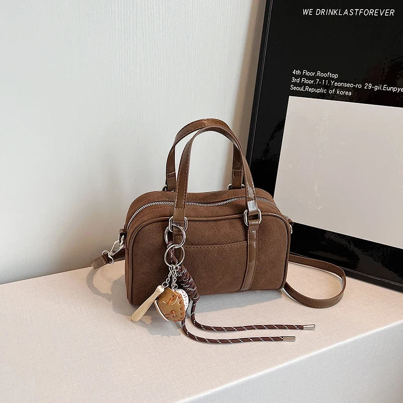 MOLY - Bolso Bandolera de Ante