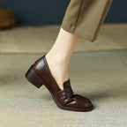 Emily - Mocasín de Tacón Elegante y Flexible