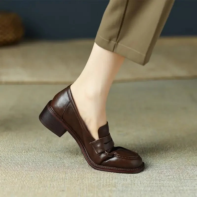 Emily - Mocasín de Tacón Elegante y Flexible